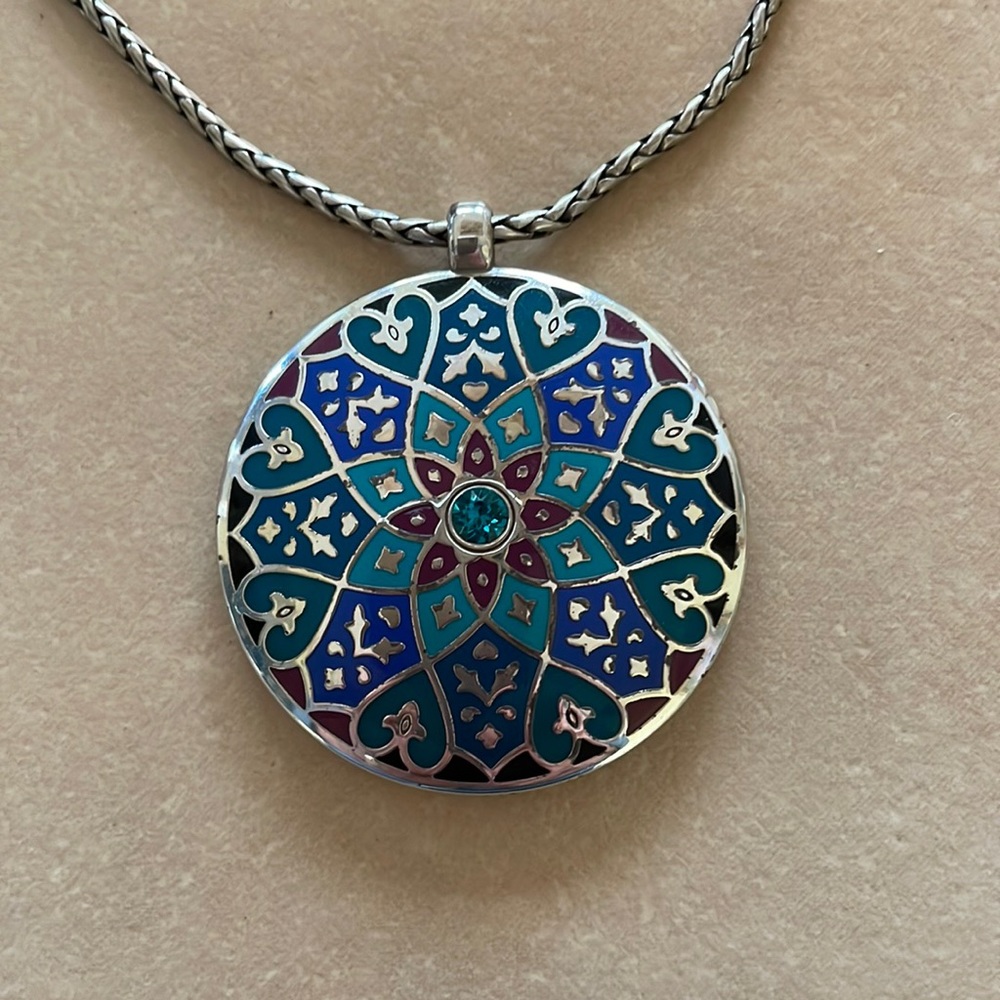 Brighton blue Zahra pendant necklace